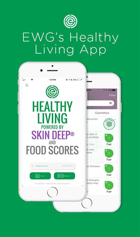 ewg healthy living app|ewg skin deep database.